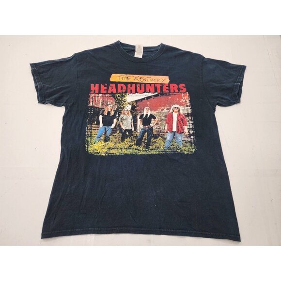 The Kentucky HeadHunters Concert T-Shirt Men's T-Shirt Black Size Lg - Picture 1 of 7